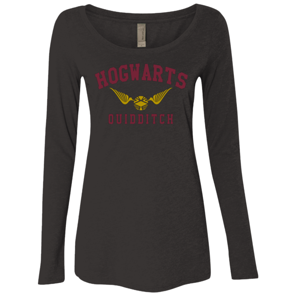 Hogwarts Quidditch Women's Triblend Long Sleeve Shirt