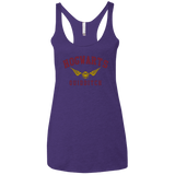 T-Shirts Purple / X-Small Hogwarts Quidditch Women's Triblend Racerback Tank