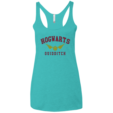 Hogwarts Quidditch Women's Triblend Racerback Tank