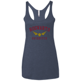 T-Shirts Vintage Navy / X-Small Hogwarts Quidditch Women's Triblend Racerback Tank