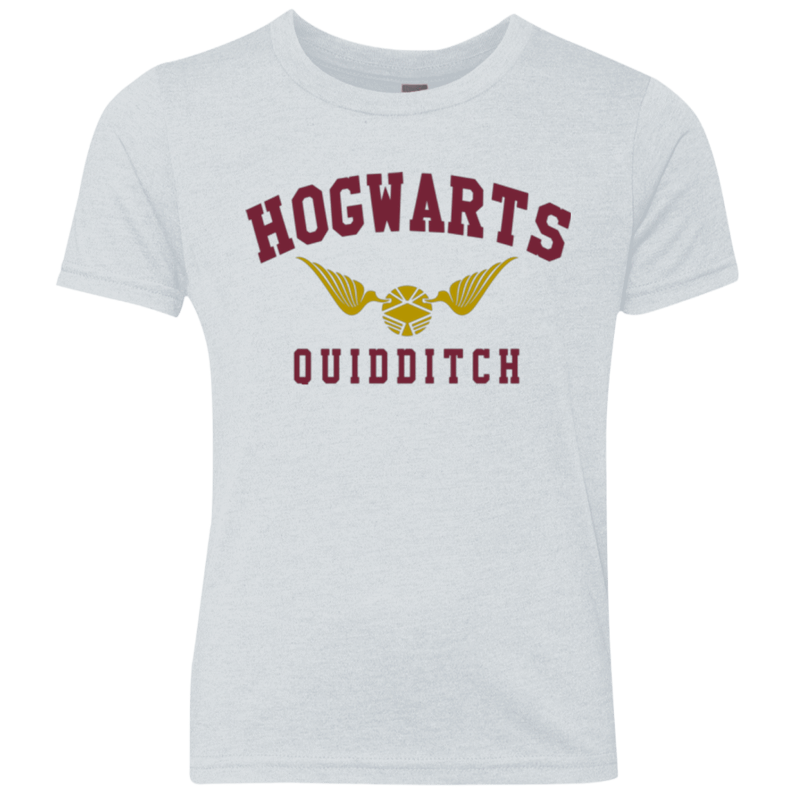 T-Shirts Heather White / YXS Hogwarts Quidditch Youth Triblend T-Shirt