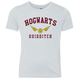 T-Shirts Heather White / YXS Hogwarts Quidditch Youth Triblend T-Shirt