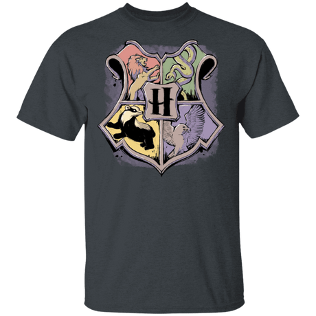 T-Shirts Dark Heather / S Hogwarts T-Shirt