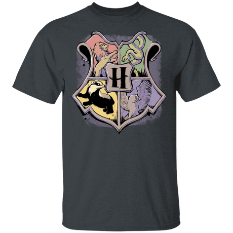 T-Shirts Dark Heather / YXS Hogwarts Youth T-Shirt