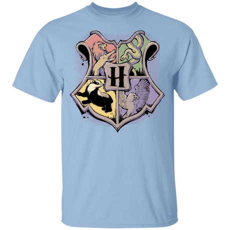 T-Shirts Light Blue / YXS Hogwarts Youth T-Shirt