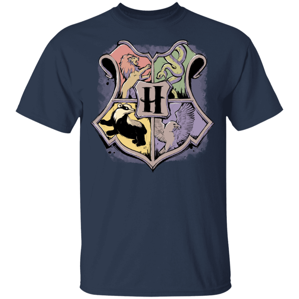T-Shirts Navy / YXS Hogwarts Youth T-Shirt