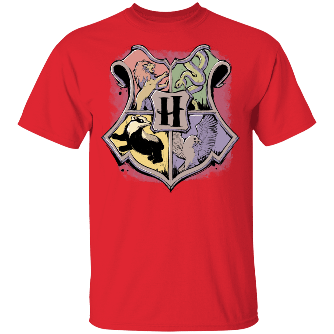 T-Shirts Red / YXS Hogwarts Youth T-Shirt