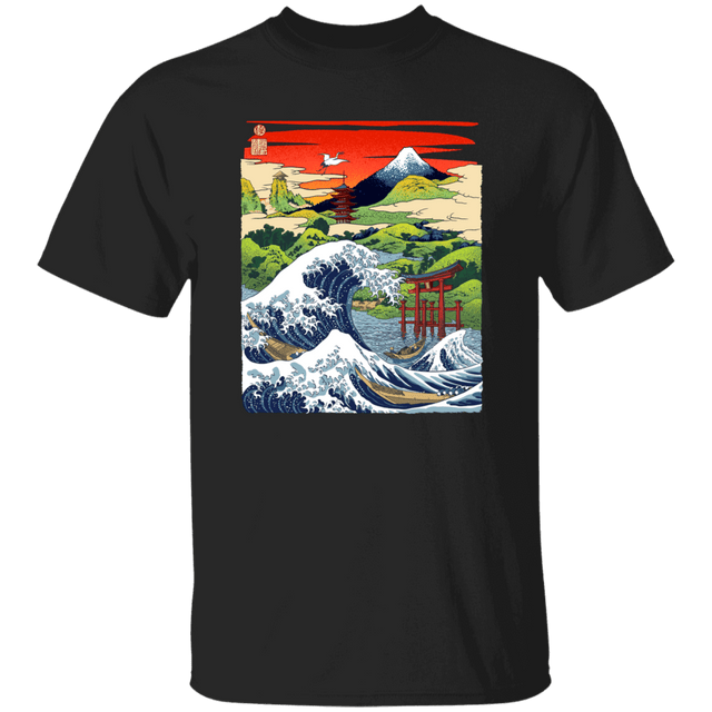 T-Shirts Black / YXS Hokusai Youth T-Shirt