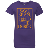 T-Shirts Purple Rush / YXS Hold the Door Girls Premium T-Shirt