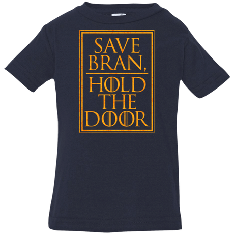 T-Shirts Navy / 6 Months Hold the Door Infant Premium T-Shirt