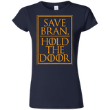 T-Shirts Navy / S Hold the Door Junior Slimmer-Fit T-Shirt