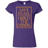 T-Shirts Purple / S Hold the Door Junior Slimmer-Fit T-Shirt