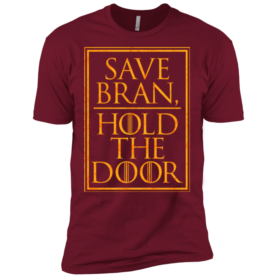 T-Shirts Cardinal / X-Small Hold the Door Men's Premium T-Shirt