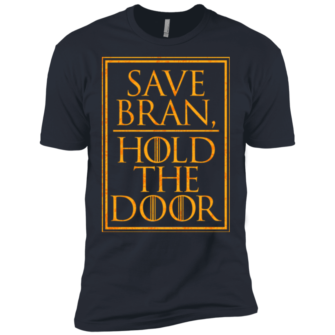 T-Shirts Indigo / X-Small Hold the Door Men's Premium T-Shirt