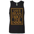 T-Shirts Black / S Hold the Door Men's Premium Tank Top