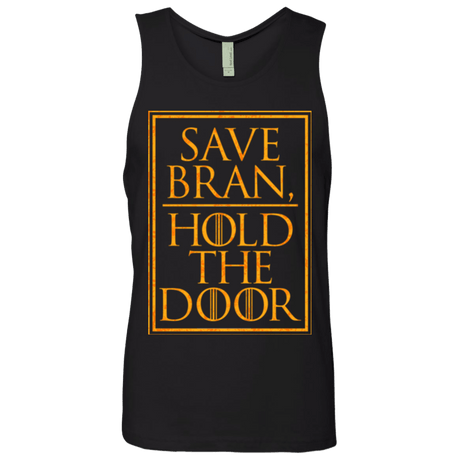 T-Shirts Black / S Hold the Door Men's Premium Tank Top