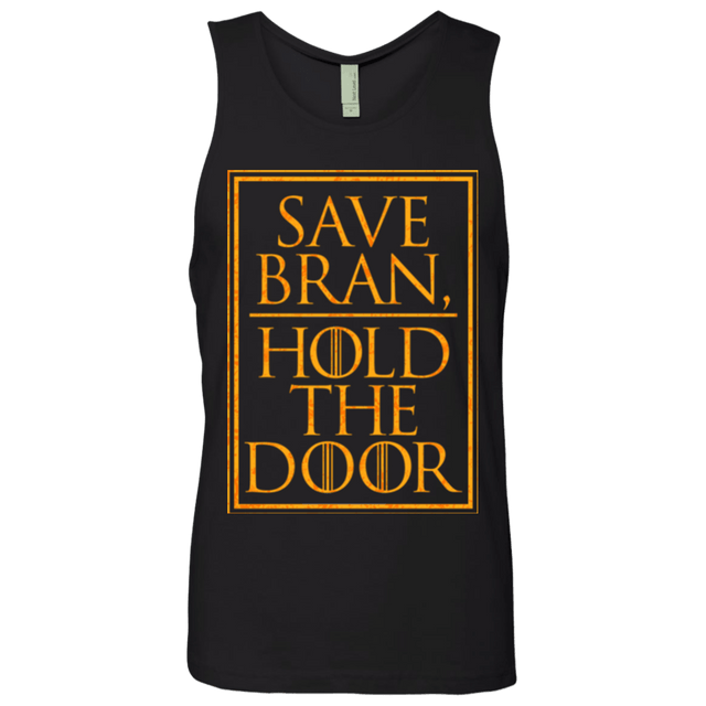 T-Shirts Black / S Hold the Door Men's Premium Tank Top