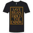 T-Shirts Black / X-Small Hold the Door Men's Premium V-Neck