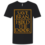 T-Shirts Black / X-Small Hold the Door Men's Premium V-Neck