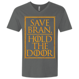 T-Shirts Heavy Metal / X-Small Hold the Door Men's Premium V-Neck
