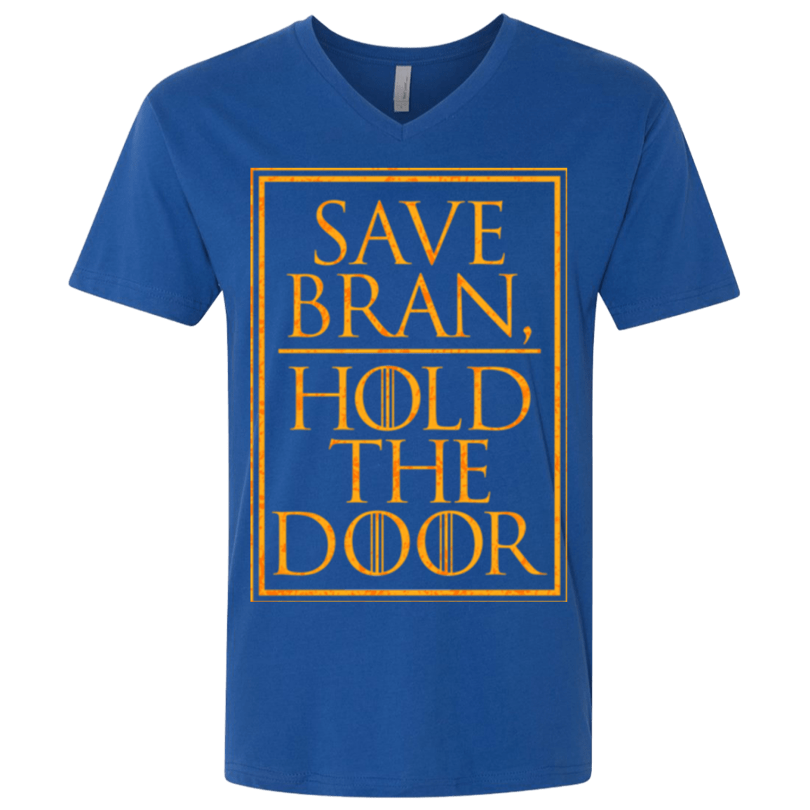 T-Shirts Royal / X-Small Hold the Door Men's Premium V-Neck