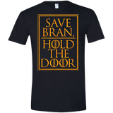 T-Shirts Black / X-Small Hold the Door Men's Semi-Fitted Softstyle