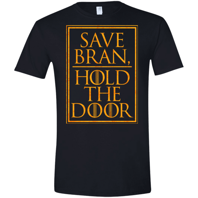 T-Shirts Black / X-Small Hold the Door Men's Semi-Fitted Softstyle