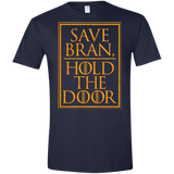 T-Shirts Navy / X-Small Hold the Door Men's Semi-Fitted Softstyle