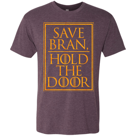 T-Shirts Vintage Purple / S Hold the Door Men's Triblend T-Shirt