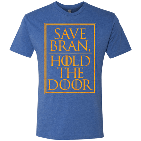 T-Shirts Vintage Royal / S Hold the Door Men's Triblend T-Shirt