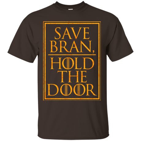 T-Shirts Dark Chocolate / S Hold the Door T-Shirt