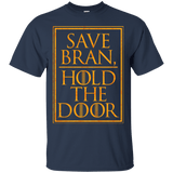 T-Shirts Navy / S Hold the Door T-Shirt