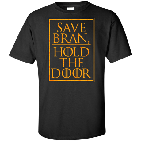 T-Shirts Black / XLT Hold the Door Tall T-Shirt