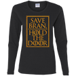 T-Shirts Black / S Hold the Door Women's Long Sleeve T-Shirt