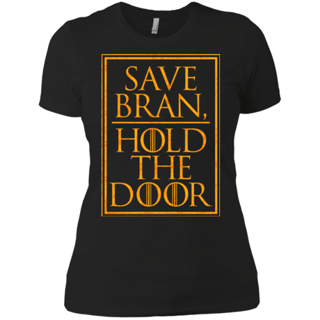 T-Shirts Black / X-Small Hold the Door Women's Premium T-Shirt