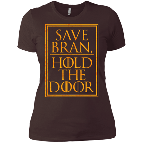 T-Shirts Dark Chocolate / X-Small Hold the Door Women's Premium T-Shirt