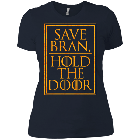 T-Shirts Midnight Navy / X-Small Hold the Door Women's Premium T-Shirt