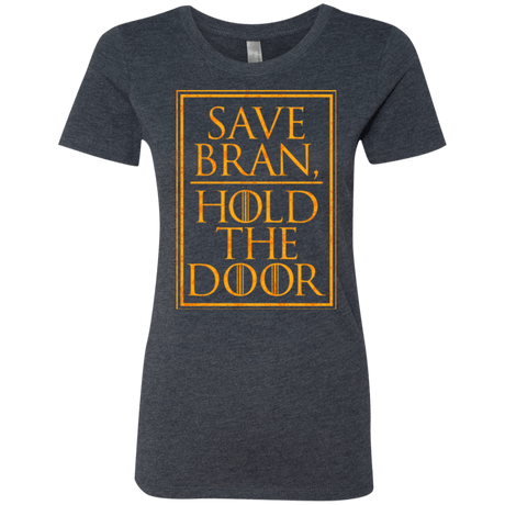 T-Shirts Vintage Navy / S Hold the Door Women's Triblend T-Shirt
