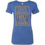 T-Shirts Vintage Royal / S Hold the Door Women's Triblend T-Shirt