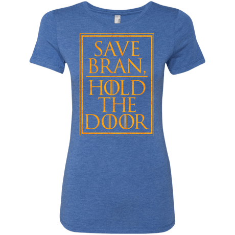 T-Shirts Vintage Royal / S Hold the Door Women's Triblend T-Shirt