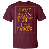 T-Shirts Maroon / YXS Hold the Door Youth T-Shirt