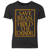 T-Shirts Vintage Black / YXS Hold the Door Youth Triblend T-Shirt
