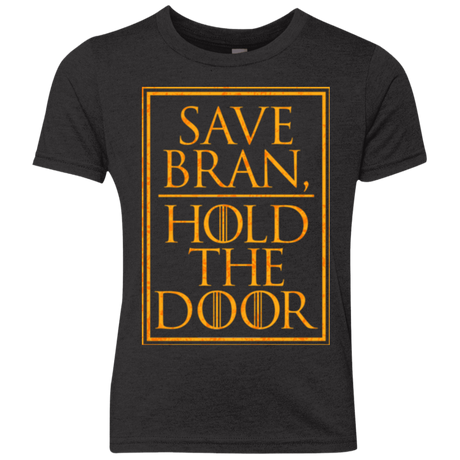 T-Shirts Vintage Black / YXS Hold the Door Youth Triblend T-Shirt