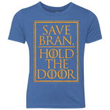 T-Shirts Vintage Royal / YXS Hold the Door Youth Triblend T-Shirt