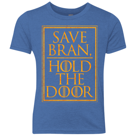 T-Shirts Vintage Royal / YXS Hold the Door Youth Triblend T-Shirt