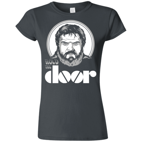 T-Shirts Charcoal / S Hold the Doors Junior Slimmer-Fit T-Shirt