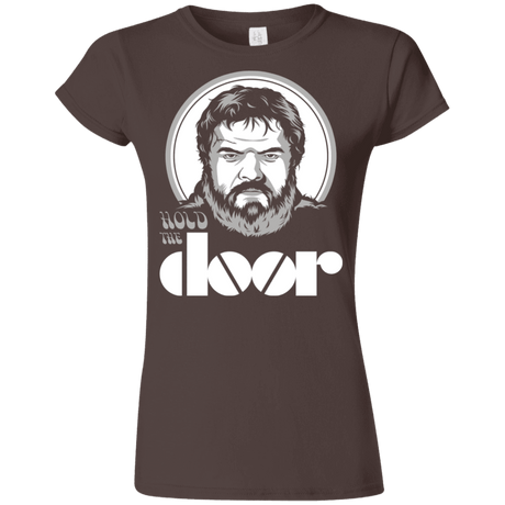 T-Shirts Dark Chocolate / S Hold the Doors Junior Slimmer-Fit T-Shirt