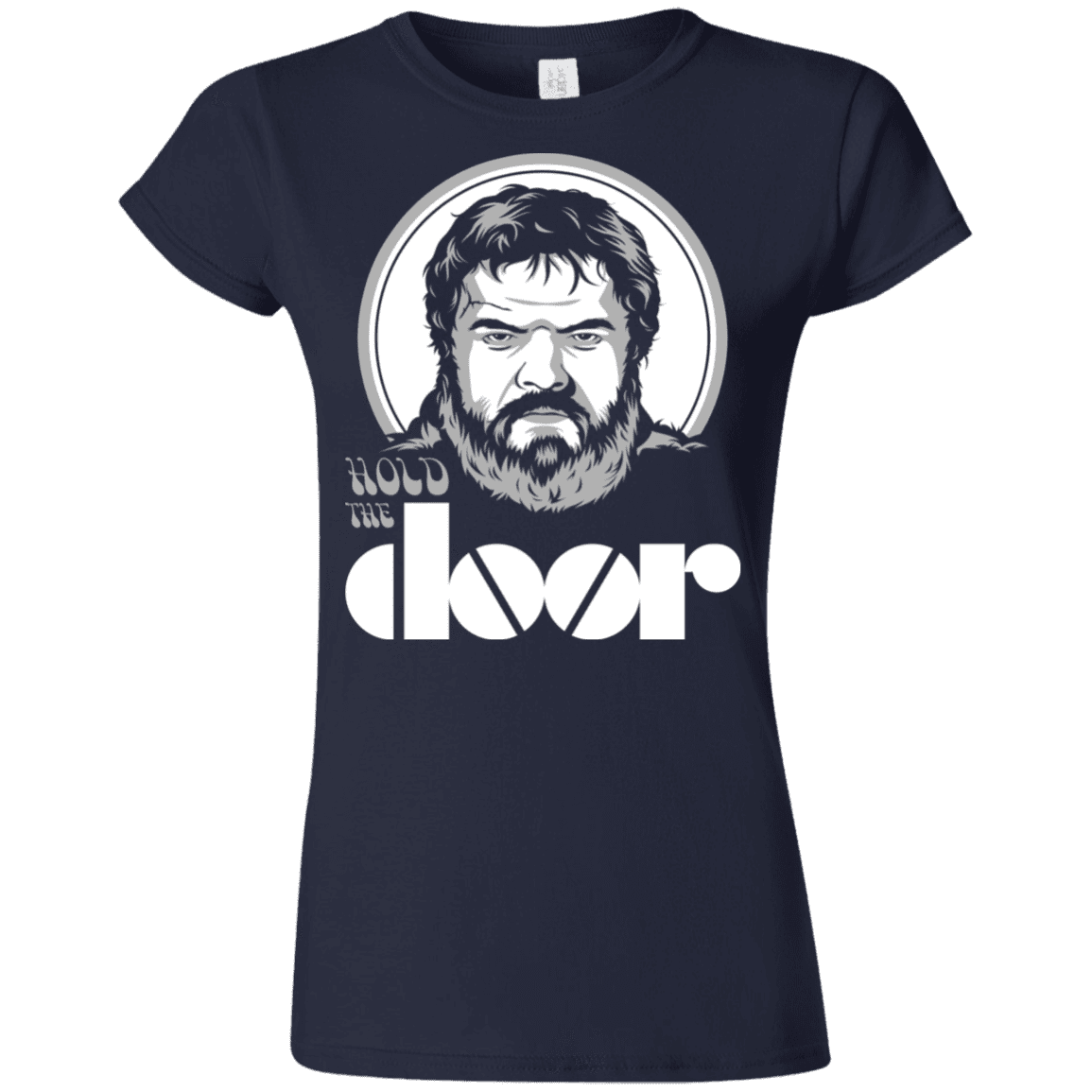 T-Shirts Navy / S Hold the Doors Junior Slimmer-Fit T-Shirt