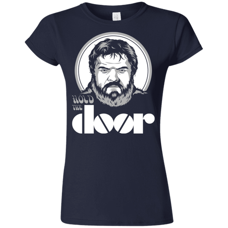 T-Shirts Navy / S Hold the Doors Junior Slimmer-Fit T-Shirt