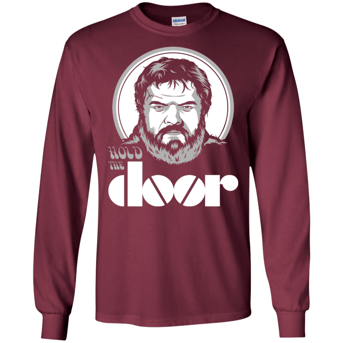 T-Shirts Maroon / S Hold the Doors Men's Long Sleeve T-Shirt